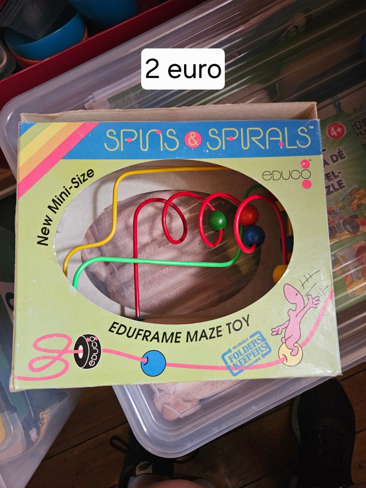 spiraal klein, Ophalen