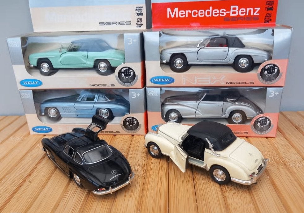 Mercedes 300sl, 300s en 190sl Oldtimer schaalmodellen, nieuw, Ophalen, Nieuw, Auto