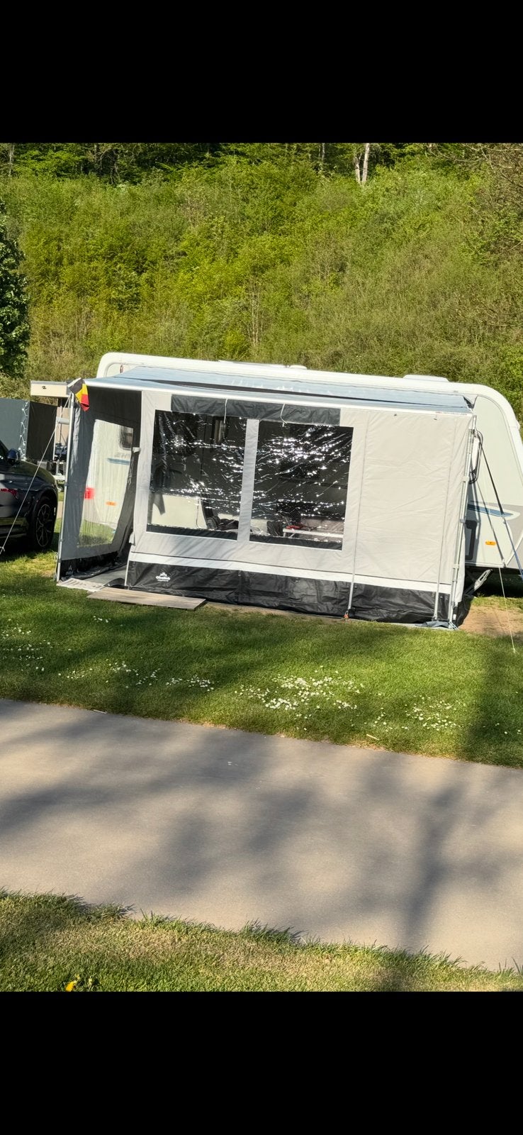 Front 330 obelink, Caravans en Kamperen, Voortenten en Luifels, Ophalen, Zo goed als nieuw