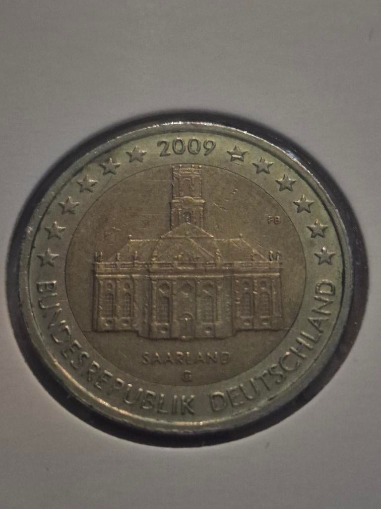 Herdenkingsmunt 2€ Duitsland 2009 G pr, Ophalen, Duitsland, 2 euro, Losse munt
