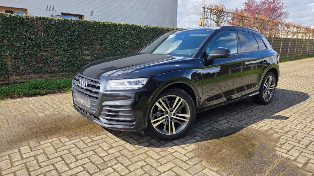 Audi Q5 2.0 TDI S-line van 2018, Top toestand!, Auto's, Audi, Q5, Zwart, Bedrijf, 5 deurs