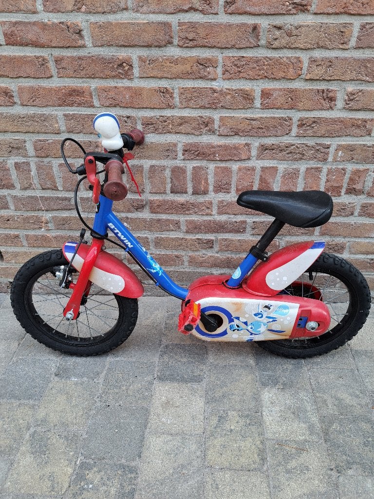 kinderfiets, Ophalen, Gebruikt, Velgrem, Minder dan 16 inch