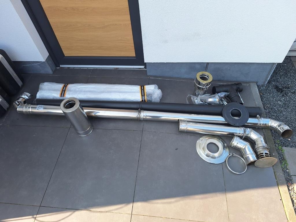 Inox schouwdelen pelletkachel pelletketel, Ophalen