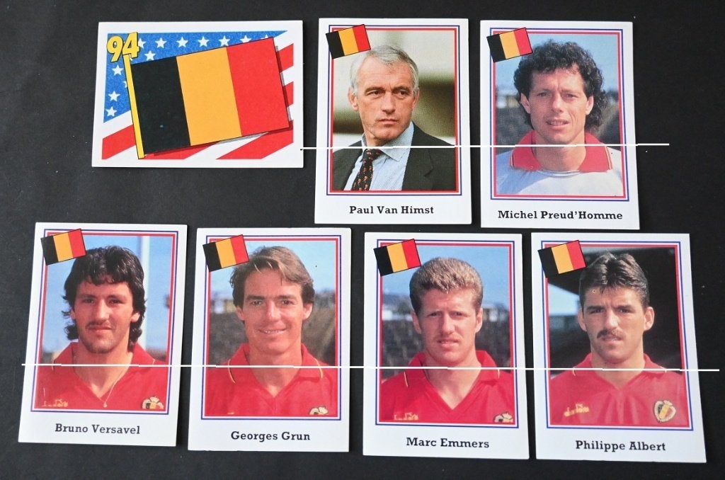 SL Italy WK 94 / Belgie / Rode Duivels / 15 stickers, Verzamelen, Sportartikelen en Voetbal, Ophalen of Verzenden, Nieuw, Poster, Plaatje of Sticker