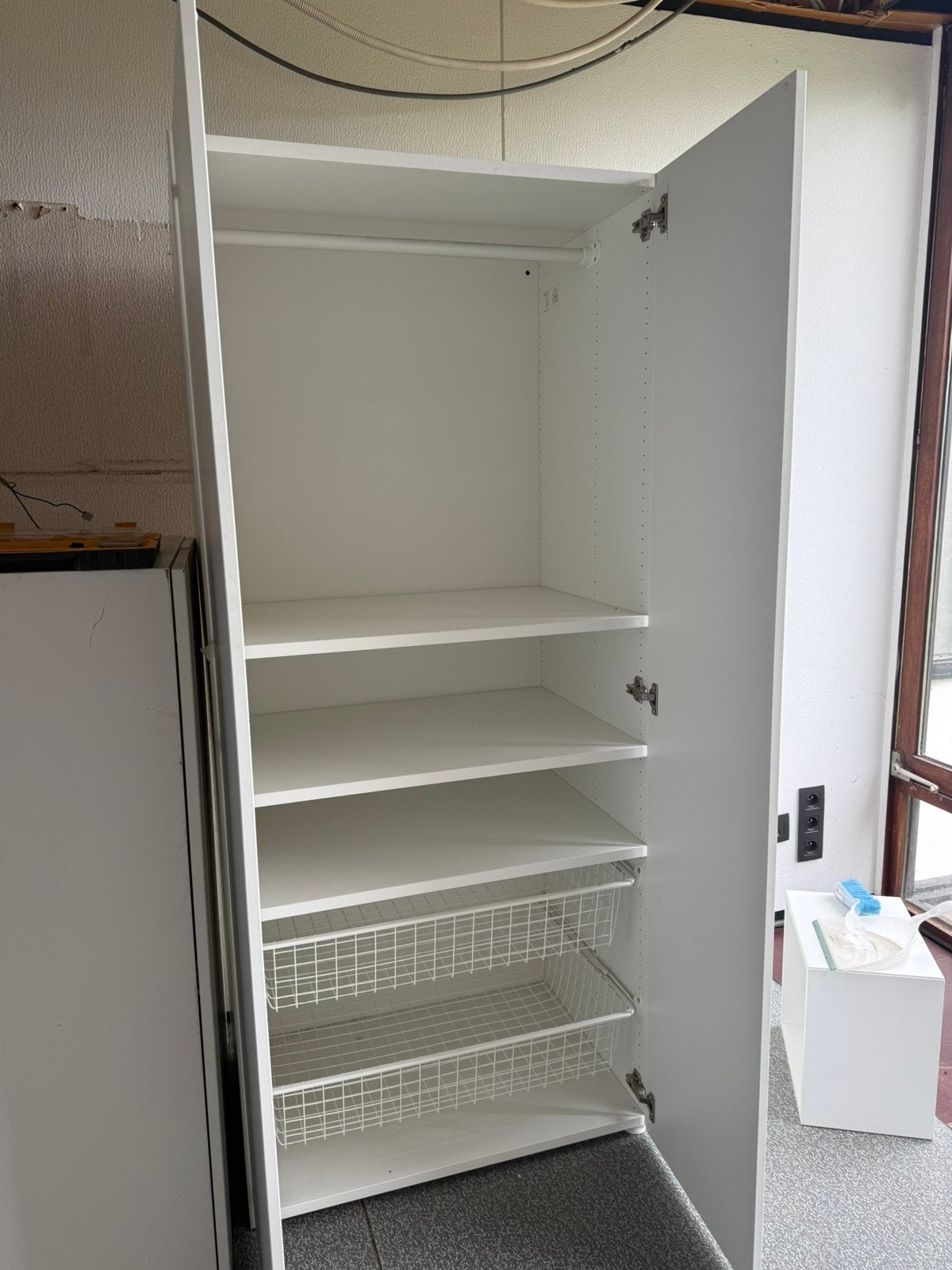 Kinderkast - wit - 181cm, Elektronische apparatuur, Vriezers en Diepvrieskisten, Ophalen, Zo goed als nieuw