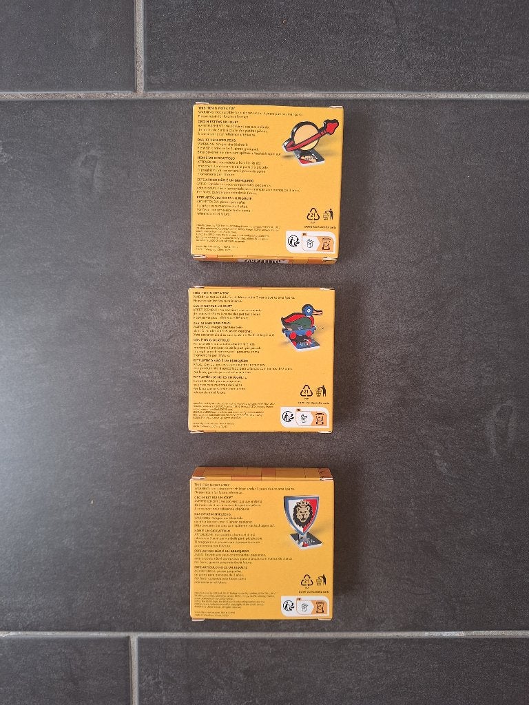 Aimant/aimant métallique LEGO - ensemble de 3 aimants Lego, Neuf, Enlèvement ou Envoi, Lego, Accessoire