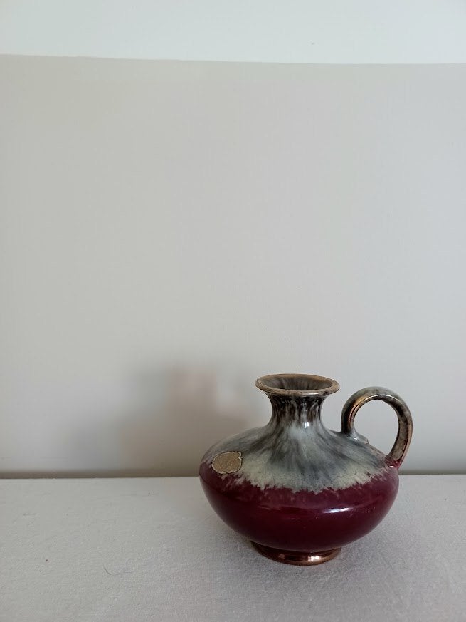 West-Duits studio-keramiek vaasje. Mid-Century., Antiek en Kunst, Ophalen of Verzenden