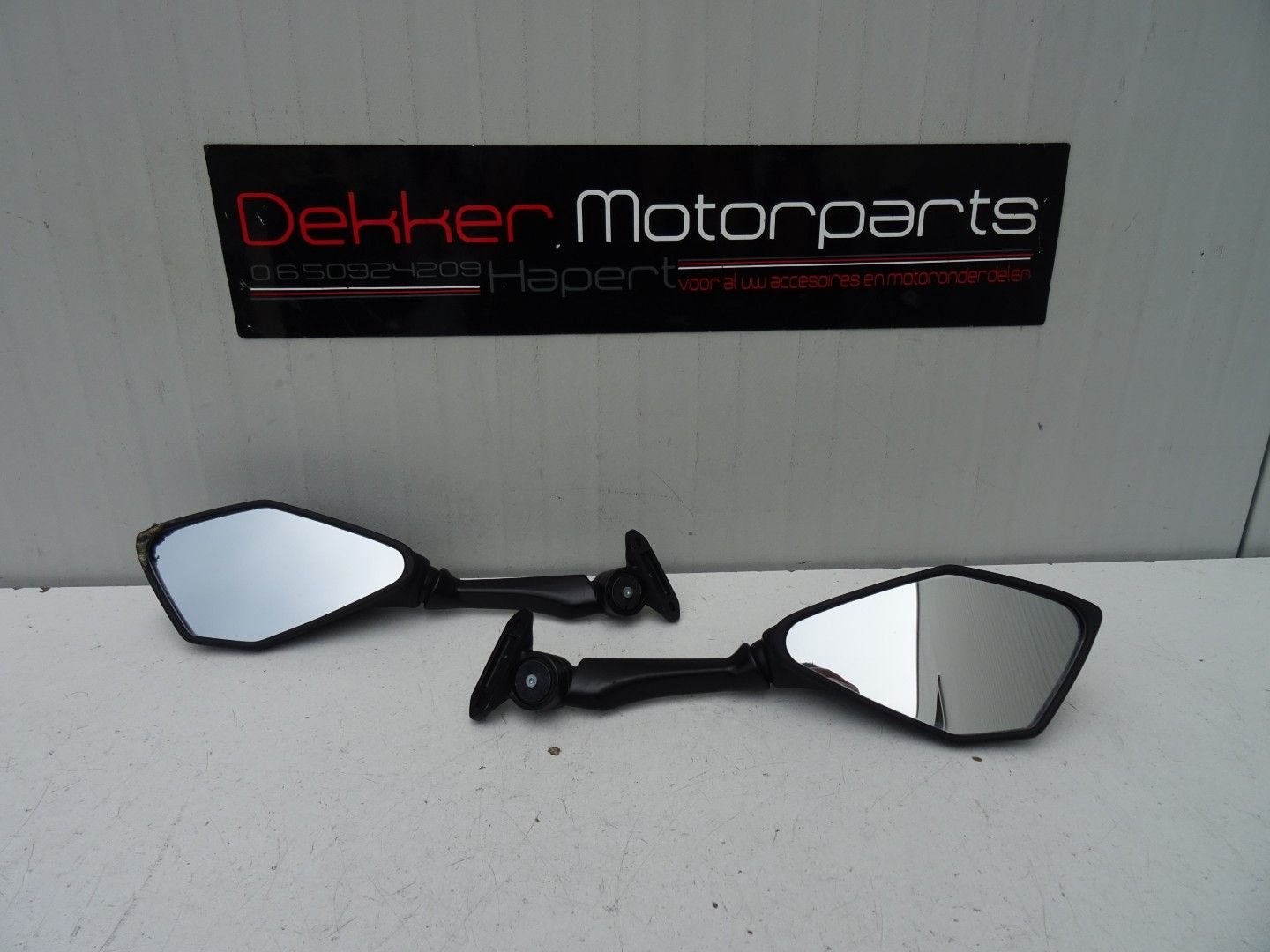 Set Spiegels / Spiegel Kawasaki ZX6R 636 Ninja 2013-2014 >, Gebruikt, -, -, Ophalen of Verzenden