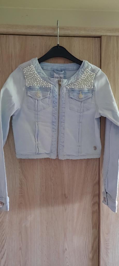 Mooi jeansjasje Milla Star maat 140, Meisje, Ophalen of Verzenden, Zo goed als nieuw, Milla Star