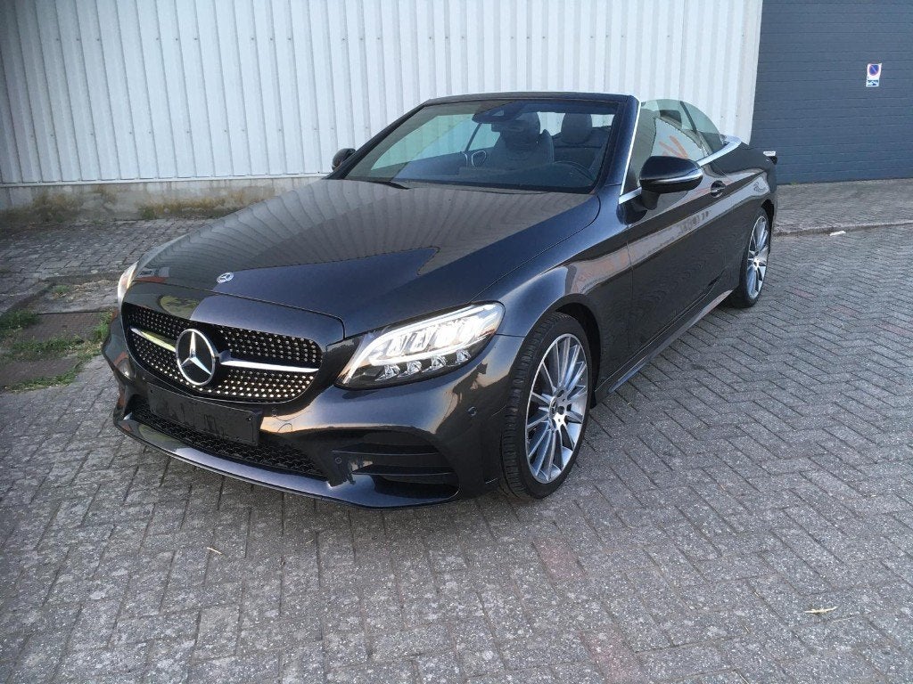 Mercedes C200 cabrio * AMG pack * 62961 Km, 4 zetels, 1497 cc, Cabriolet, Leder