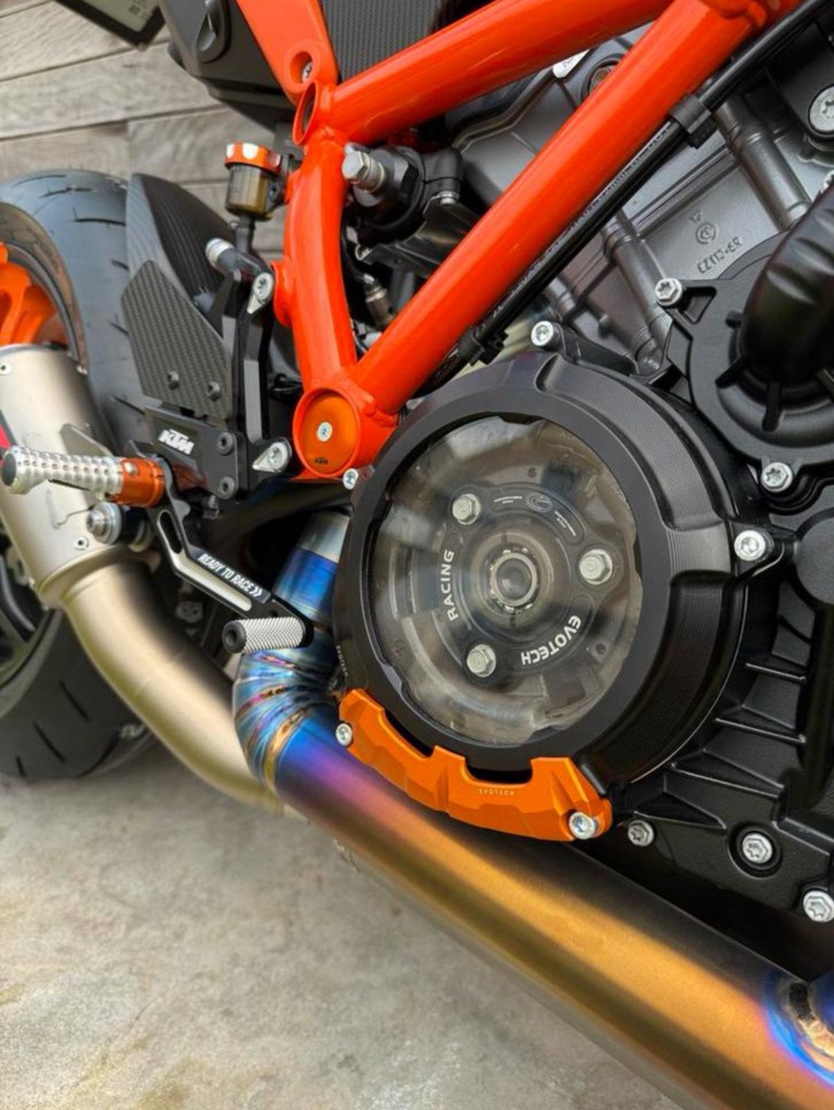 KTM Superduke 1290/1390 EVOTECH transpirant koppelingsdeksel, Ophalen of Verzenden, Zo goed als nieuw