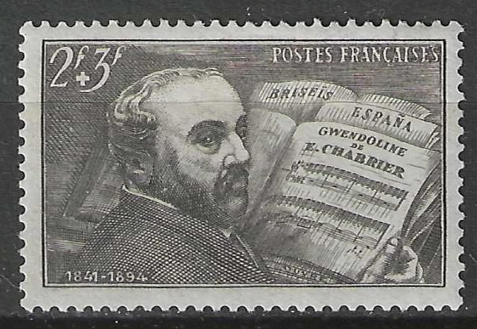 Frankrijk 1942 - Yvert 542 - Emmanuel Chabrier (PF), Verzenden, Postfris
