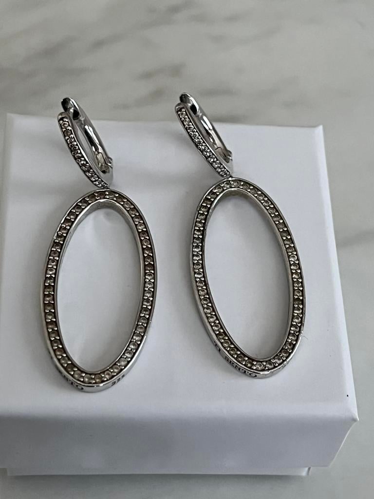 Ti sento oorbellen 925, Handtassen en Accessoires, Oorbellen, Ophalen of Verzenden, Zo goed als nieuw