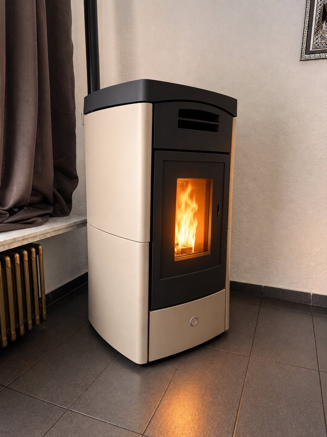 Edilkamin pelletkachel – 12,5 kW – bouwjaar 2022, Enlèvement, Comme neuf