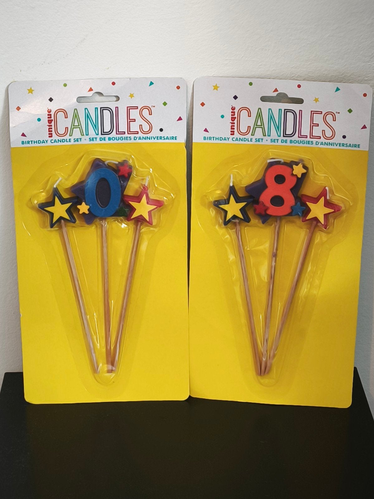 Bougies d'anniversaire sur pics en bois, Enlèvement ou Envoi, Neuf, Bougie