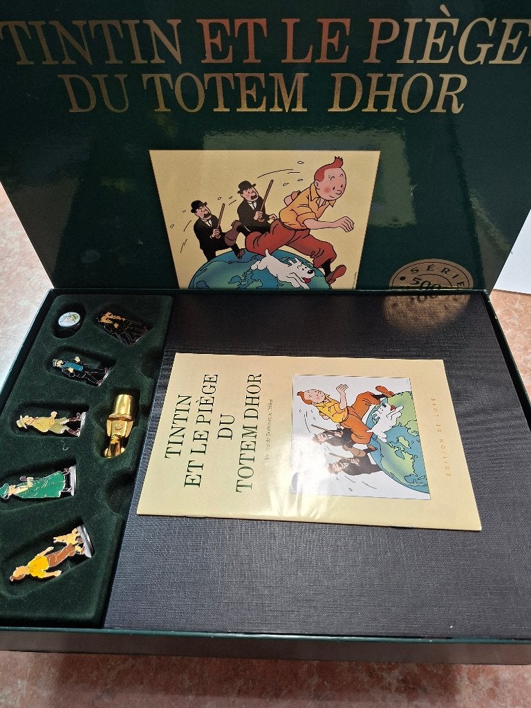 Tintin et le piège du totem DHOR - état neuf - faire offre, Ophalen of Verzenden