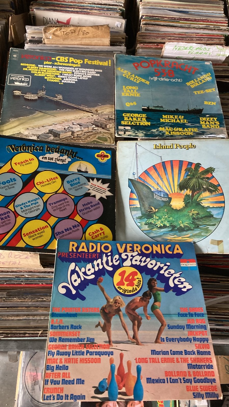 VERONICA 6 Lp’w samen, Ophalen of Verzenden, Zo goed als nieuw, LP