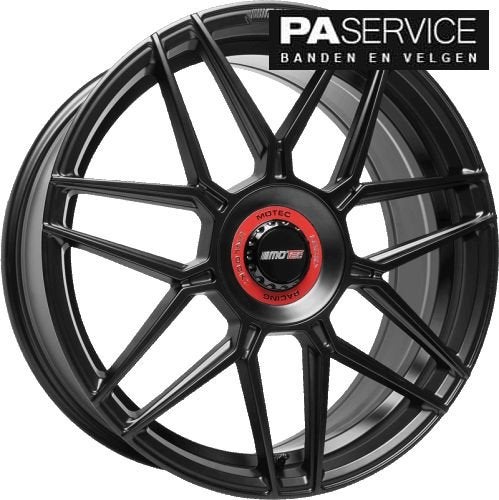 Nieuw 20 inch Tesla Model 3 Motec Dark Black set inc Hankook, Neuf, Pneus et Jantes, 245 mm, Véhicule de tourisme
