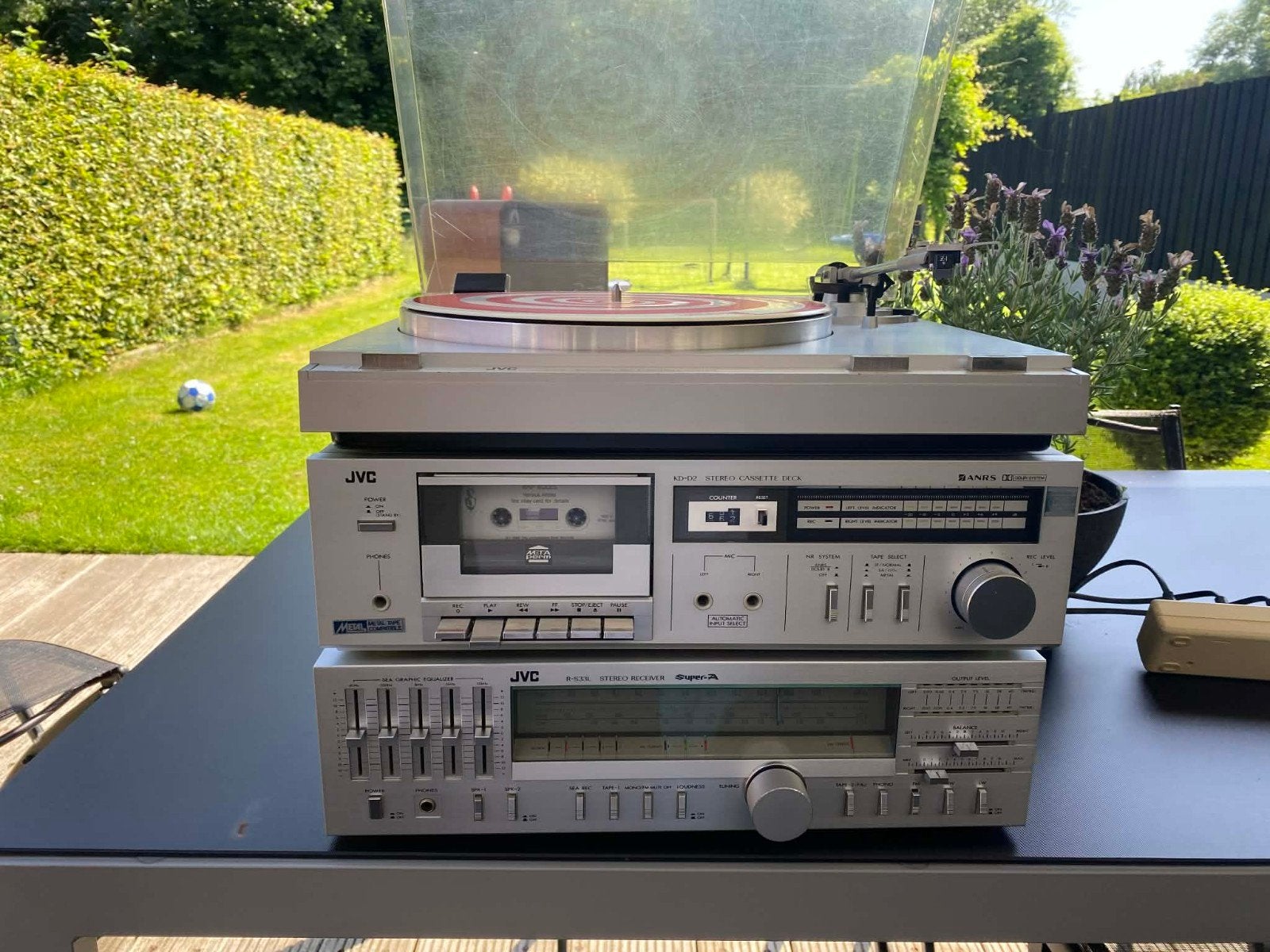 Chaîne Hi-Fi Vintage JVC (1980) - Ensemble Complet Éléments, Ophalen, JVC