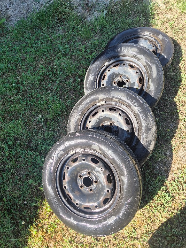 4 jante volkswagen polo 6r 2012, Ophalen, 14 inch, Gebruikt, Velg(en)