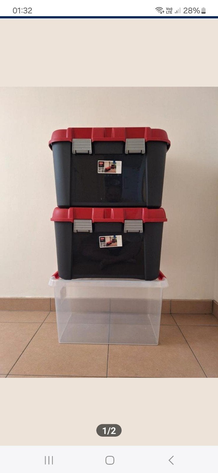 Grote opbergboxen 3 stuks, Ophalen