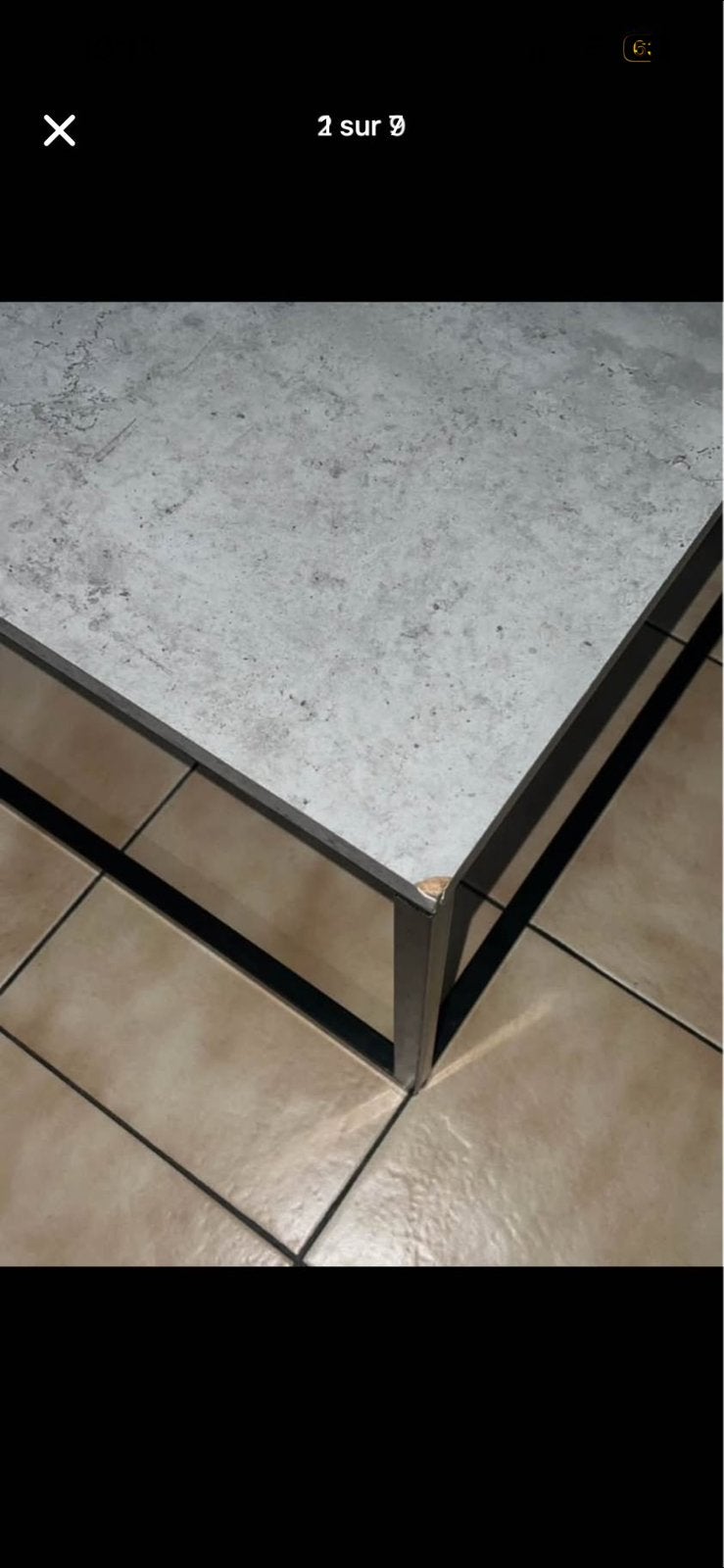 Table de salon, Ophalen, Zo goed als nieuw