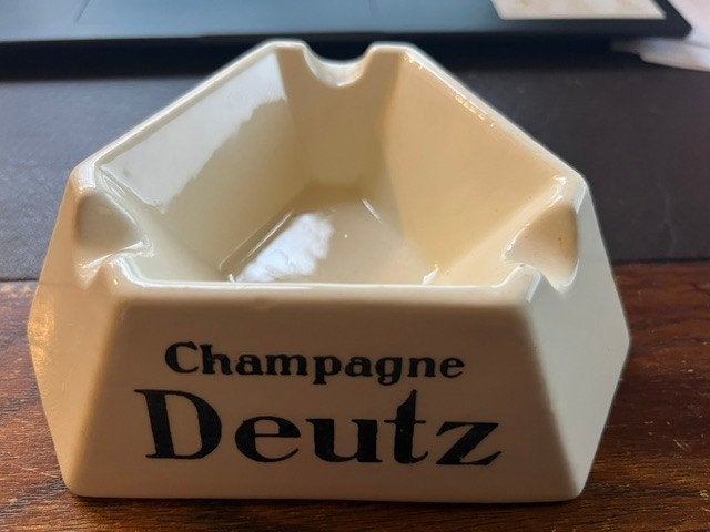 Vintage asbak Champagne Deutz, Ophalen