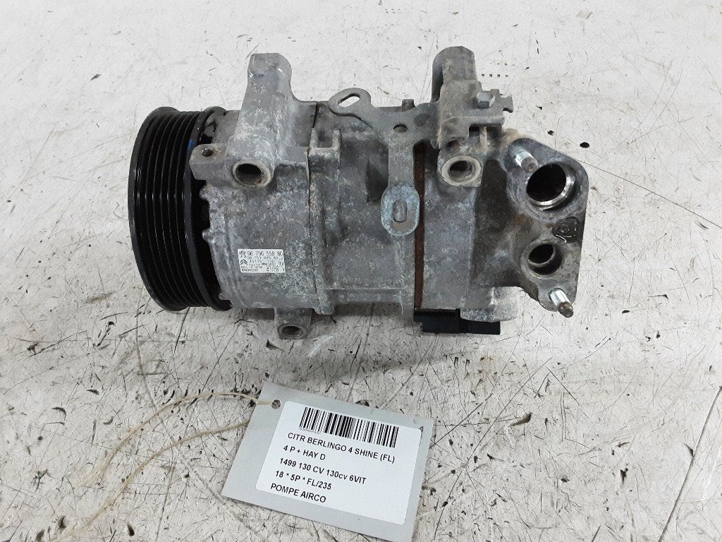 AIRCO POMP Citroën Berlingo Multispace (9675655880), Auto-onderdelen, Gebruikt, Citroën, Mevr. I. Hauben, Rue de l'Espoir 34 34
4030  GRIVEGNÉE, BE