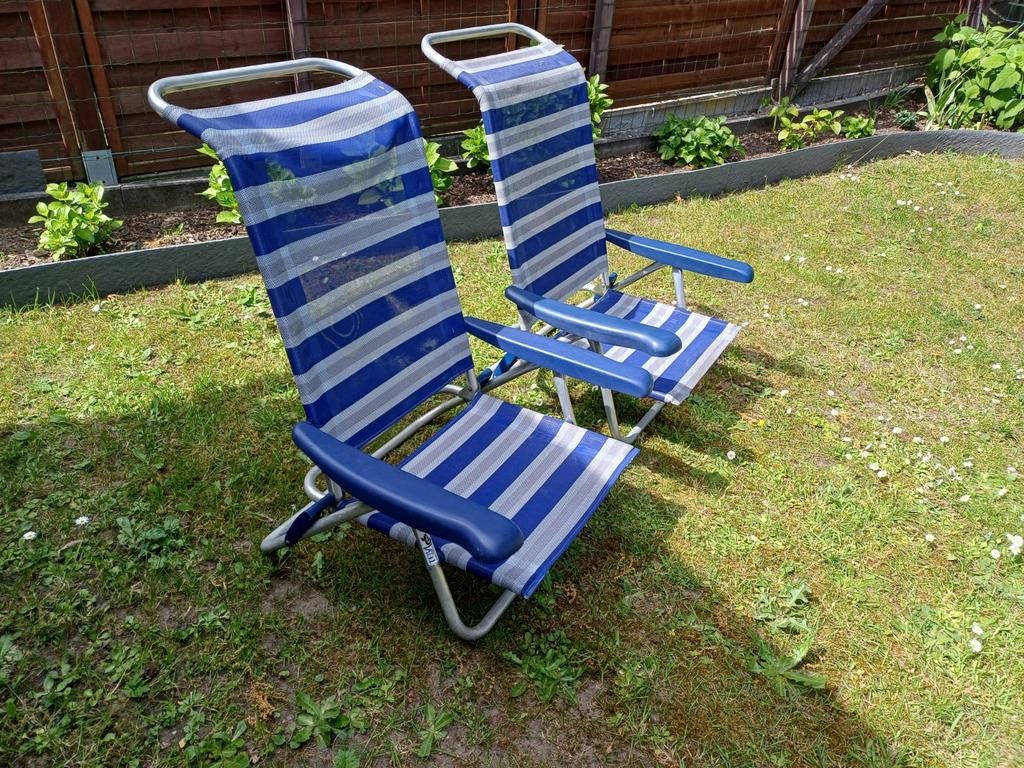 Verstelbare strandstoelen, Ophalen