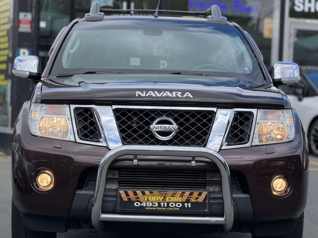 Nissan Navara 3.0 dCi V6 4x4*boîte auto*NAVI*CAMERA*CUIR*, Auto's, Nissan, Automaat, Gebruikt, Bruin, Leder