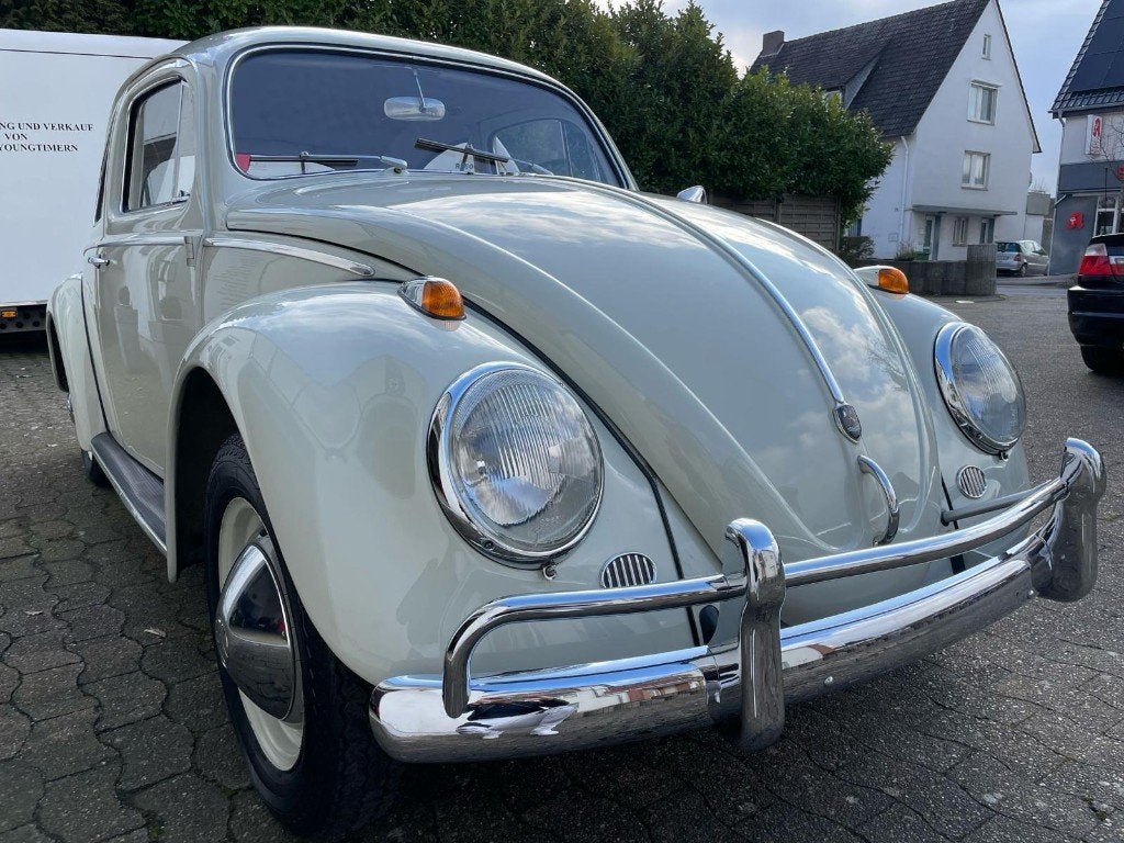 1962 Volkswagen kever, Auto's, Volkswagen, Wit, Handgeschakeld, Grijs