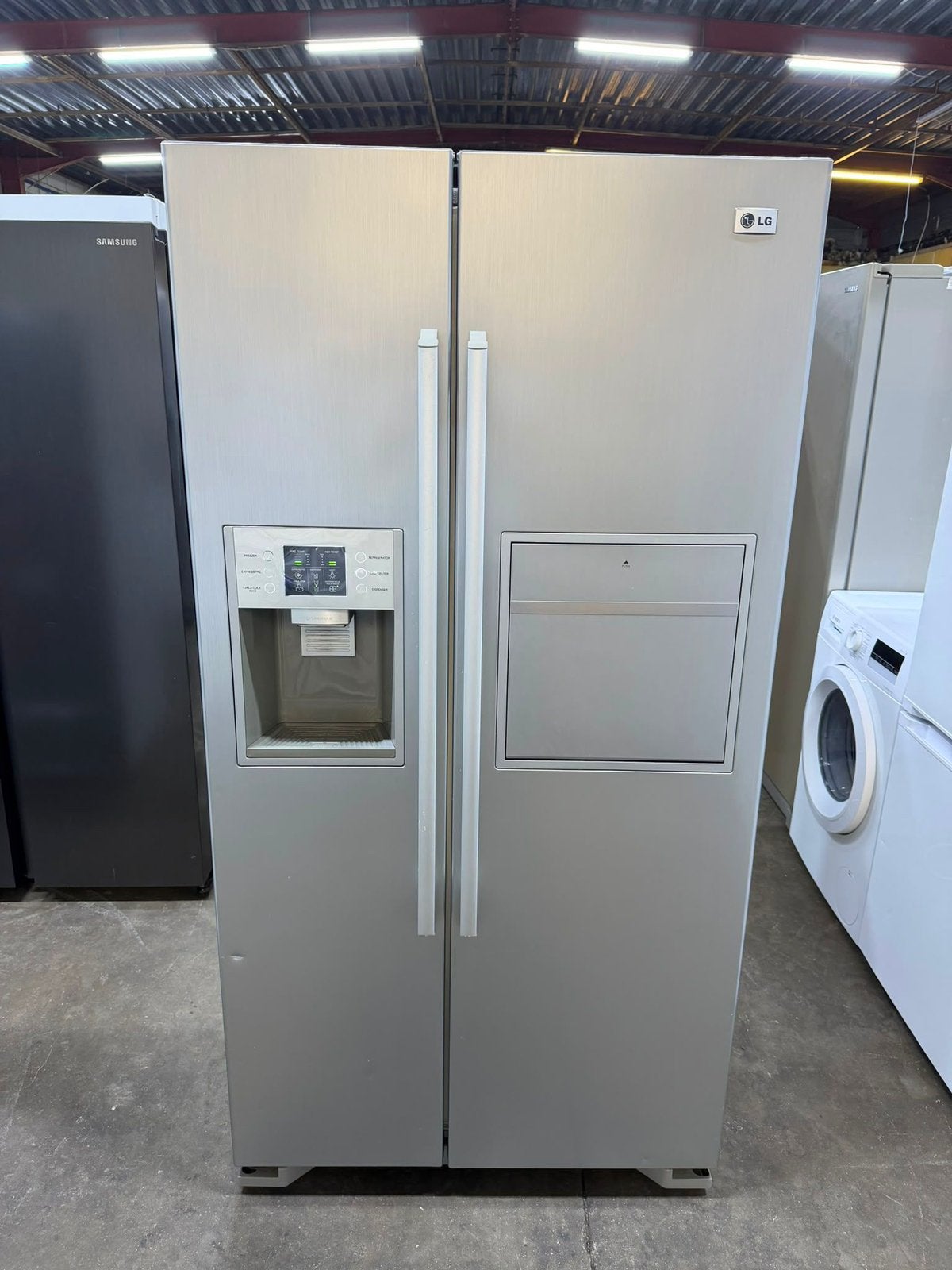 Amerikaanse Koelkast Lg A+ met GARANTIE, Elektronische apparatuur, Koelkasten en IJskasten, Ophalen, Zo goed als nieuw