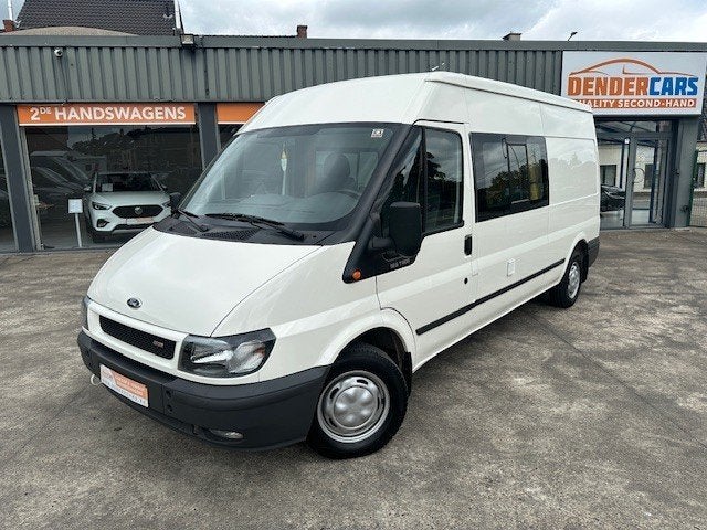 Ford Transit Camperbus, 2.0tdci, Slechts 32.355km's+Garantie, Auto's, Bestelwagens en Lichte vracht, 1998 cc, Wit, Bedrijf, Ford