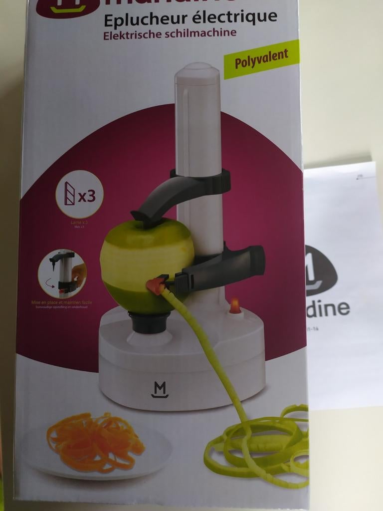 Eplucheur électrique MANDINE neuf, Enlèvement ou Envoi