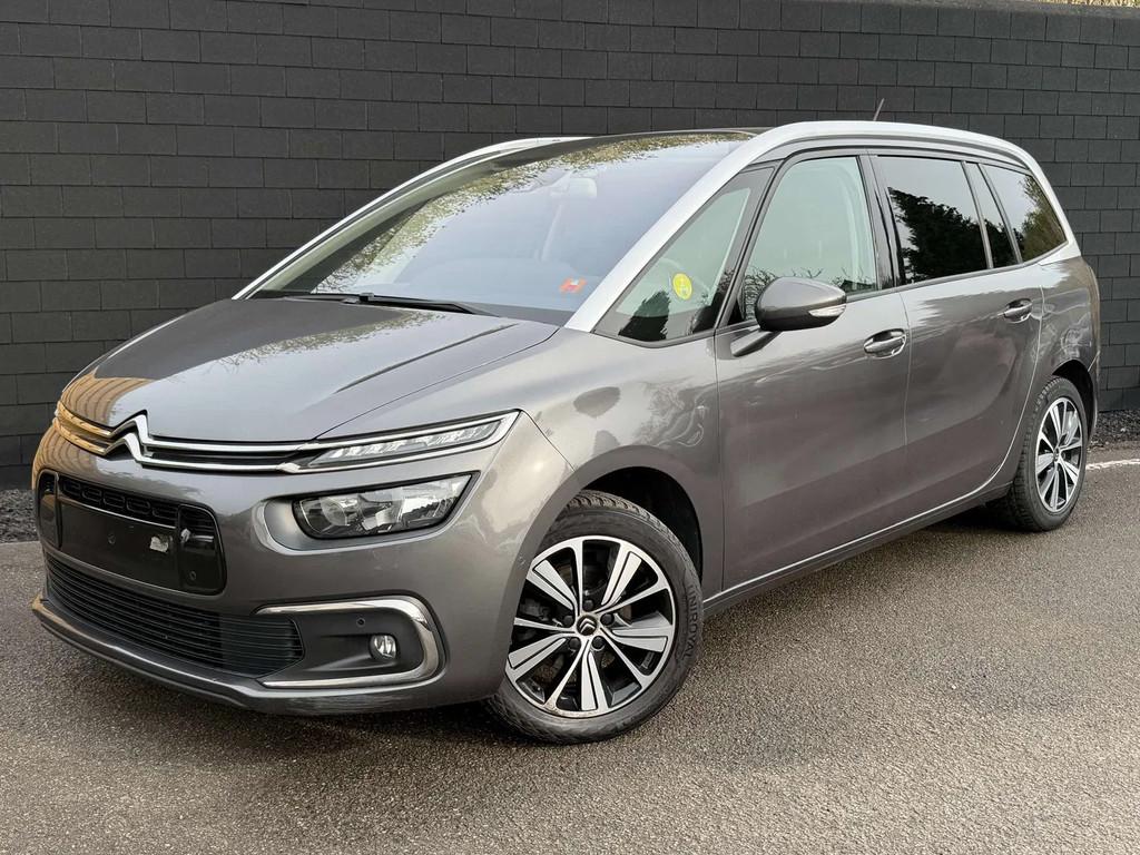 Citroën C4 Spacetourer Grand 1.5 BlueHDi+7 PLCS+AIRCO+ECRAN, Auto's, Citroën, Gebruikt, 4 cilinders, Leder, 5 deurs