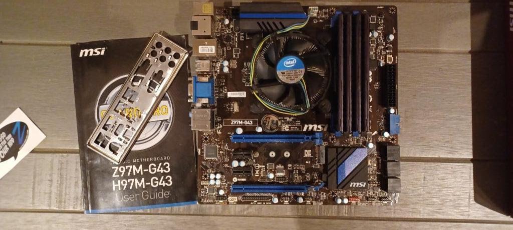 moederbord + intel i5 en 16Gb DDR3 geheugen, Informatique & Logiciels, Cartes mères, DDR3, Utilisé, LGA 1150, Intel