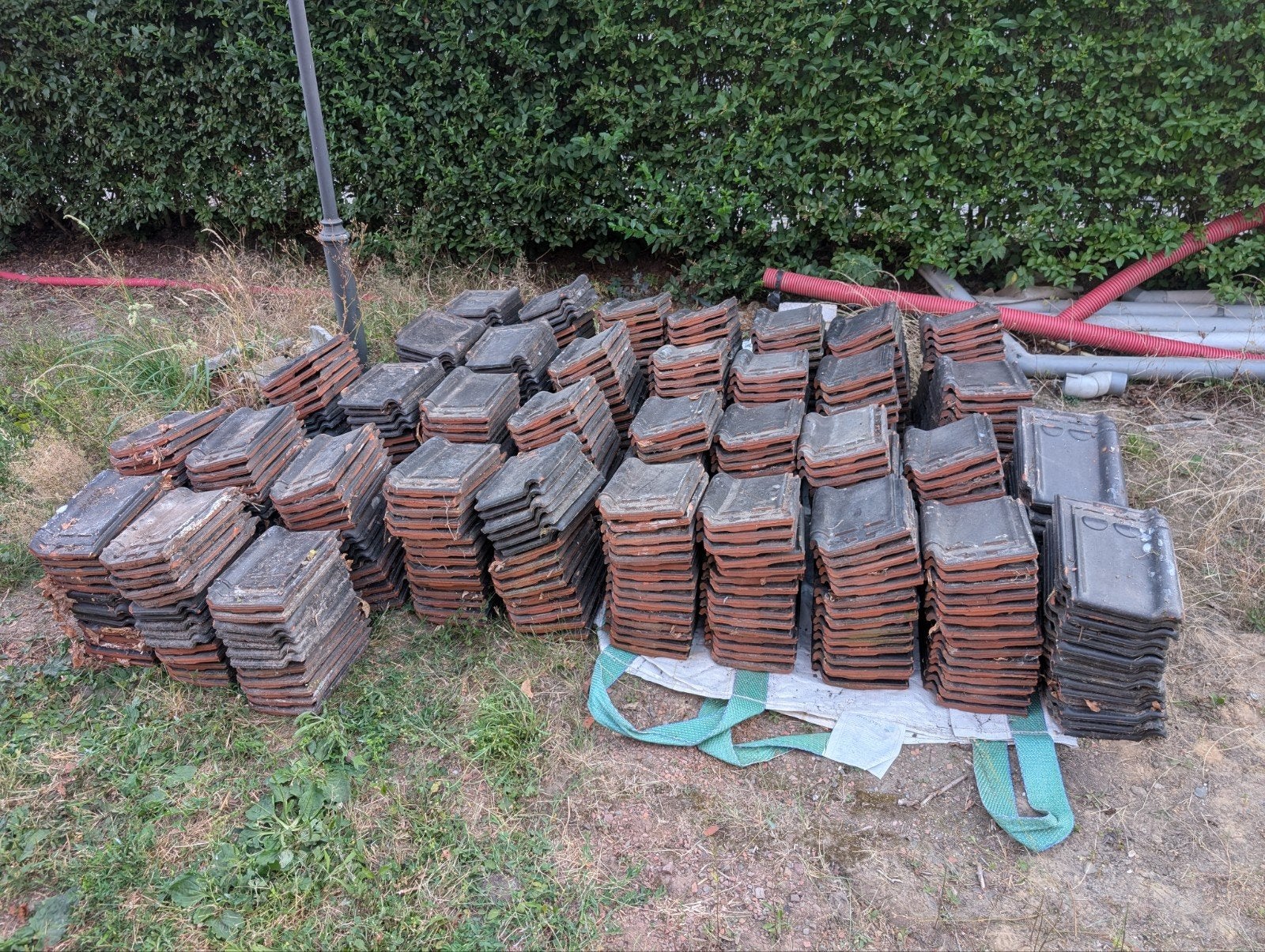 dakpannen, Doe-het-zelf en Bouw, Ophalen, Zwart