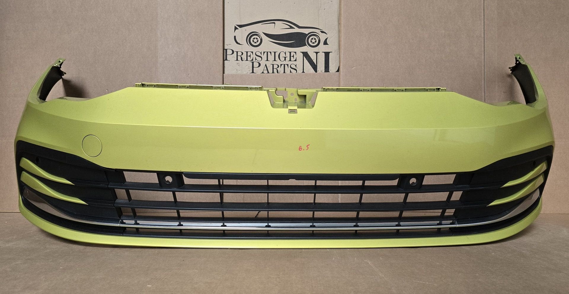 VW Golf 8 VIII Voorbumper 4xPDC LA1B Chroom 5H0807221J 4PDC, Gebruikt, -, -, Ophalen of Verzenden