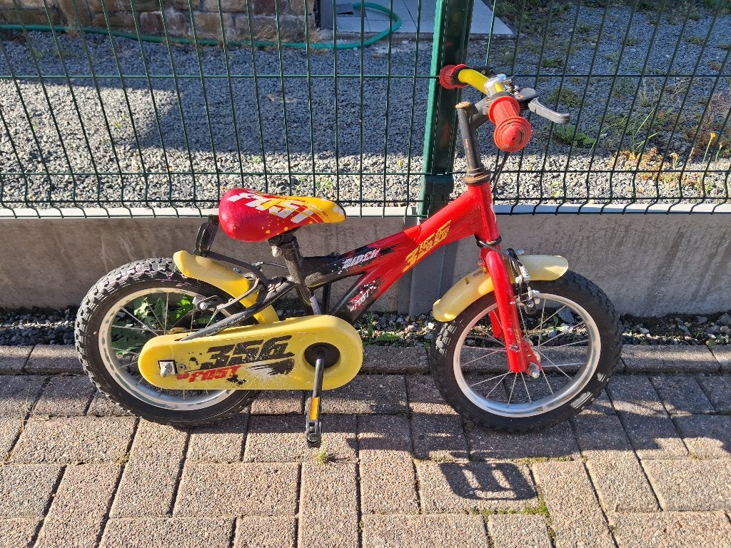 Vélo pour enfants Go Fast 356 taille 14 pouces, Vélos & Vélomoteurs, Enlèvement, Utilisé, Frein sur jante, Moins de 16 pouces