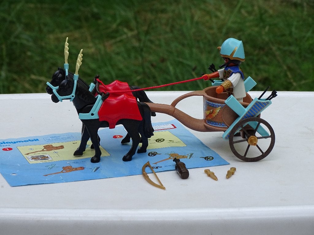4244 farao met strijdwagen, Kinderen en Baby's, Ophalen, Zo goed als nieuw