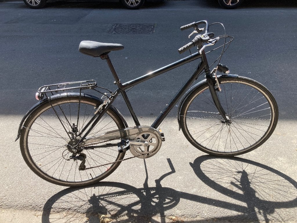 damesfiets, Fietsen en Brommers, Fietsen | Dames | Sportfietsen en Toerfietsen, Velgrem, Zo goed als nieuw, Ophalen, Overige merken