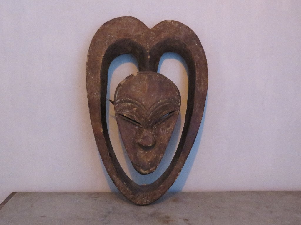 Afrikaans masker Gabon Kwele, Ophalen of Verzenden