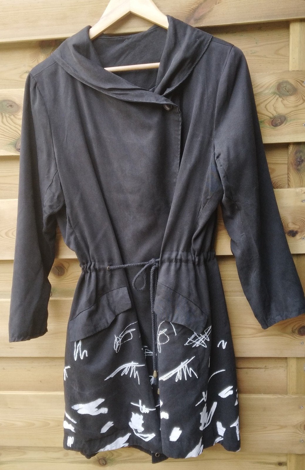 Zwarte jas Desigual, Zwart, Maat 42/44 (L), Ophalen of Verzenden, Desigual