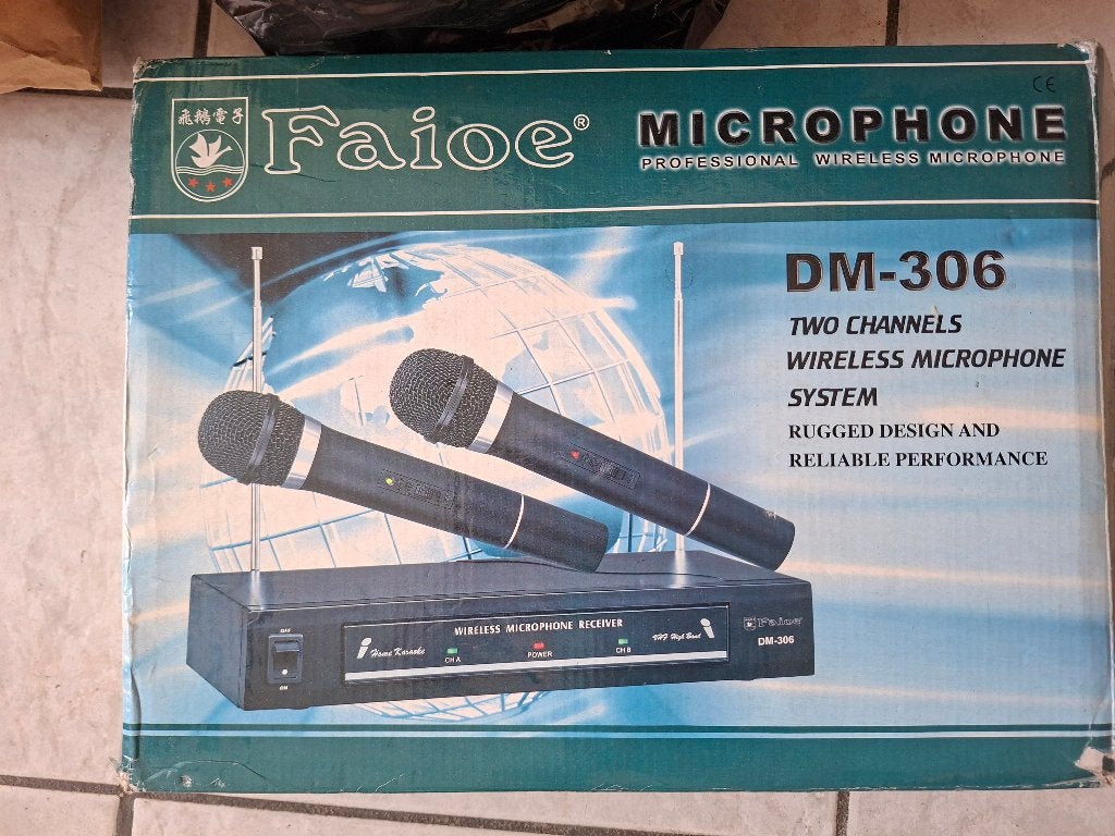 Microphone 2 canaux Wireless, Audio, Tv en Foto, Professionele apparaten, Ophalen, Gebruikt, Audio