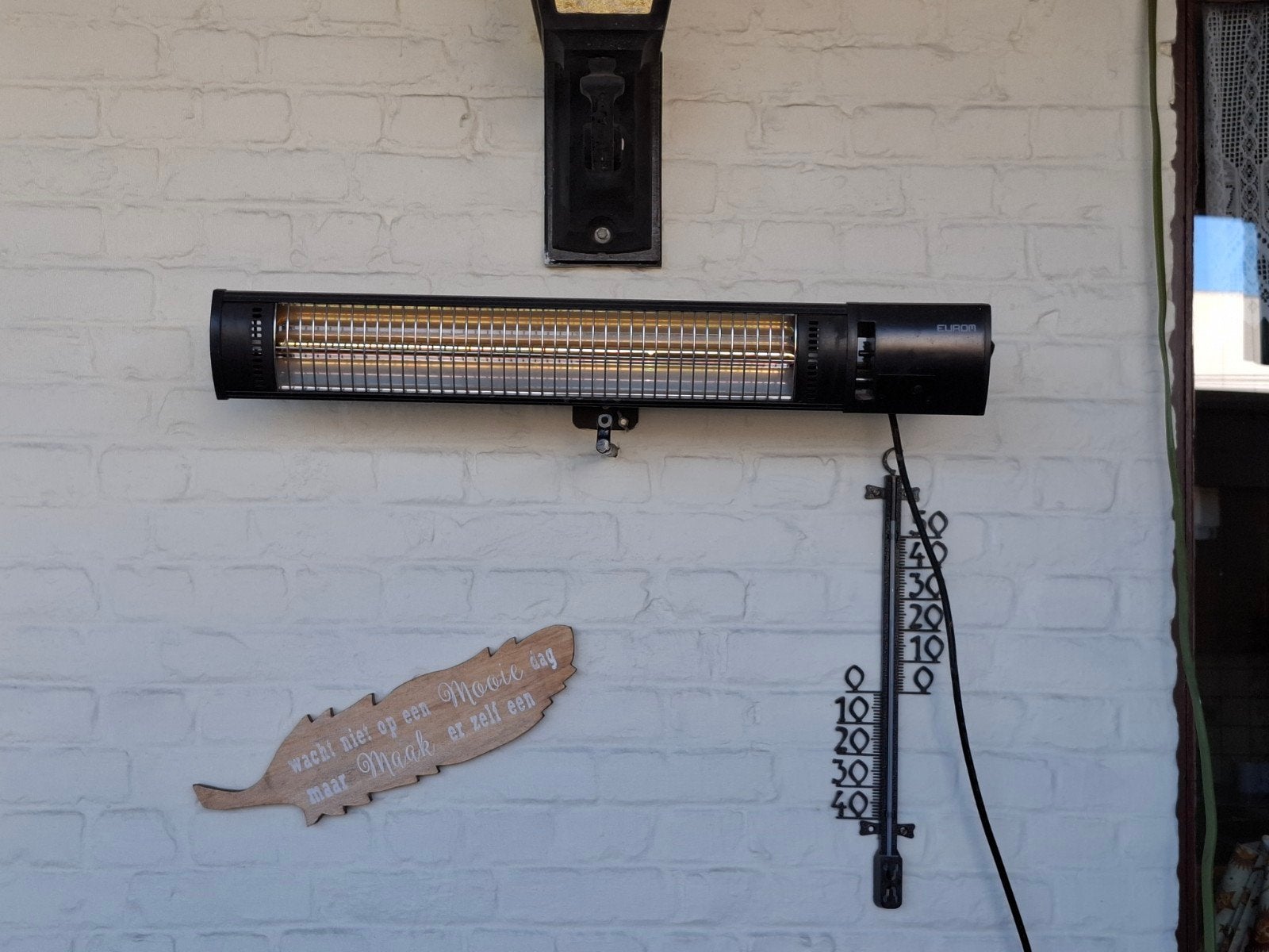 terras verwarming, Jardin & Terrasse, Enlèvement, Comme neuf, Électrique, Mur