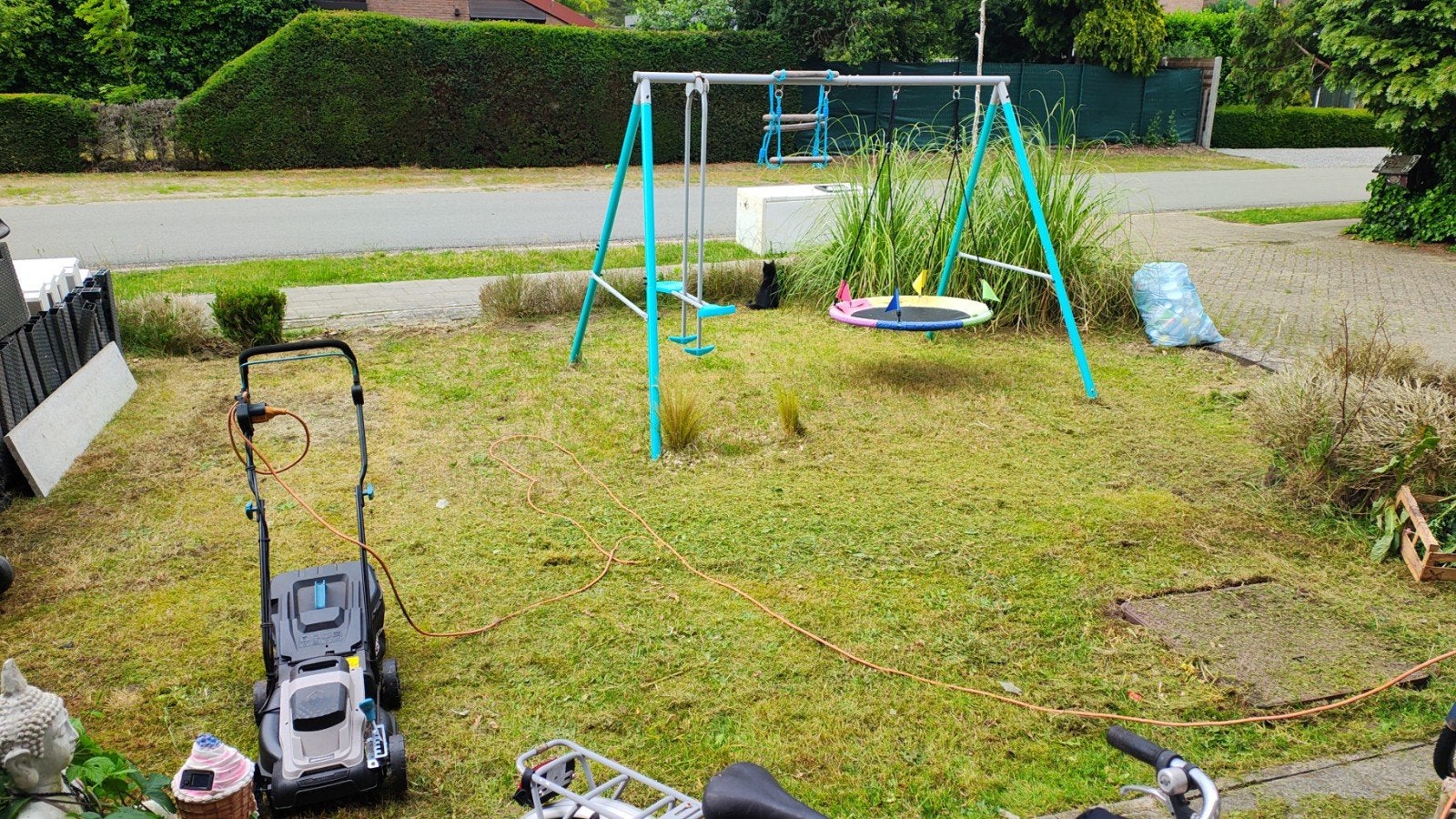 Schommel, Kinderen en Baby's, Speelgoed | Buiten | Speeltoestellen, Ophalen, Zo goed als nieuw, Schommel