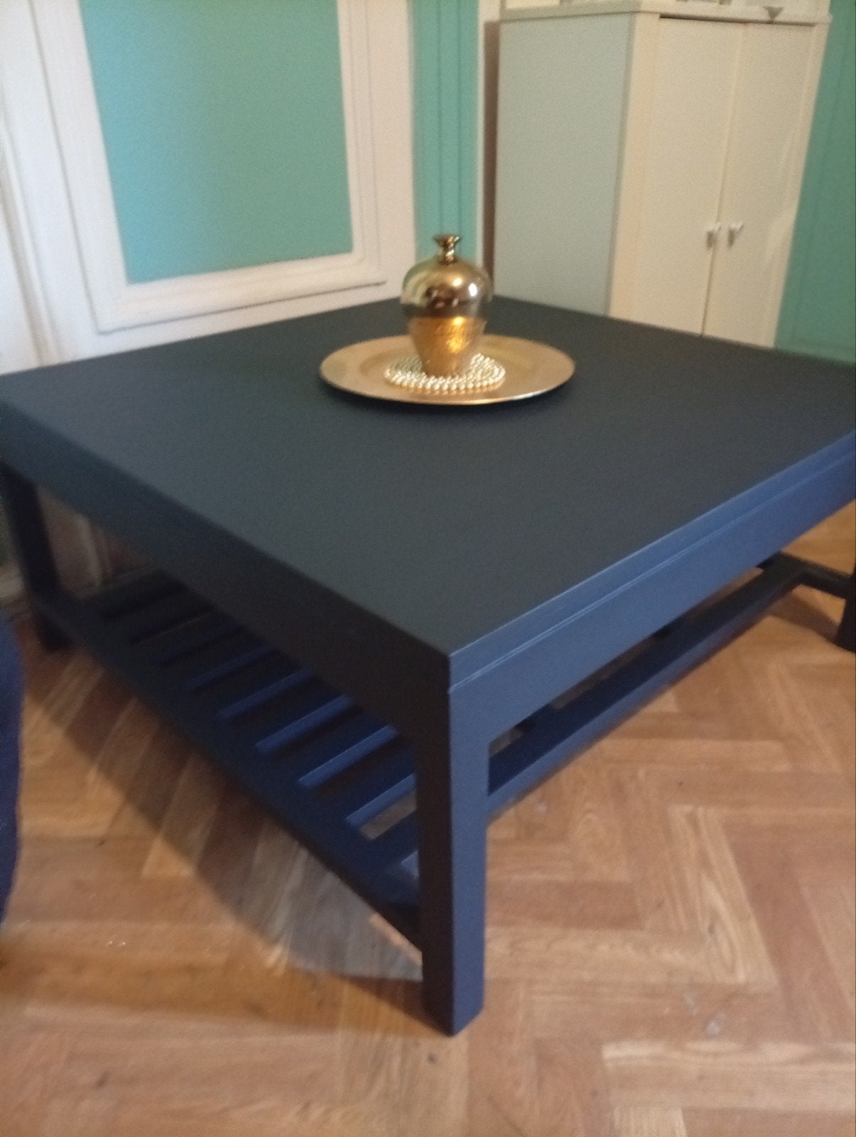 Très jolie table basse chinoise en bois massif moderne, Enlèvement