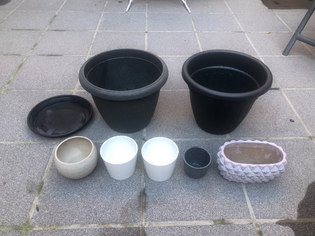 Assortiment Bloempot.  5€ voor alles, Ophalen, Gebruikt, Kunststof