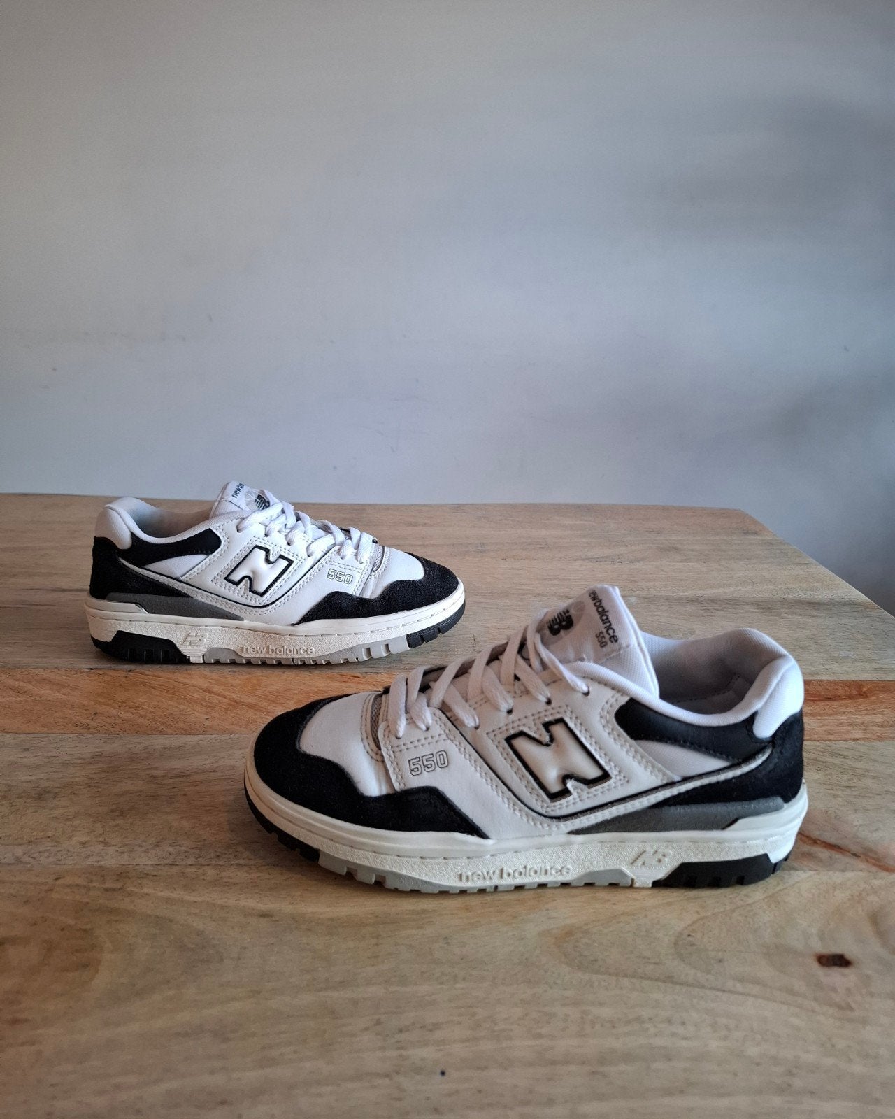 New Balance 550 GS maat 37,5 – Black/White – GSB550CA, Wit, New Balance, Ophalen of Verzenden, Zo goed als nieuw