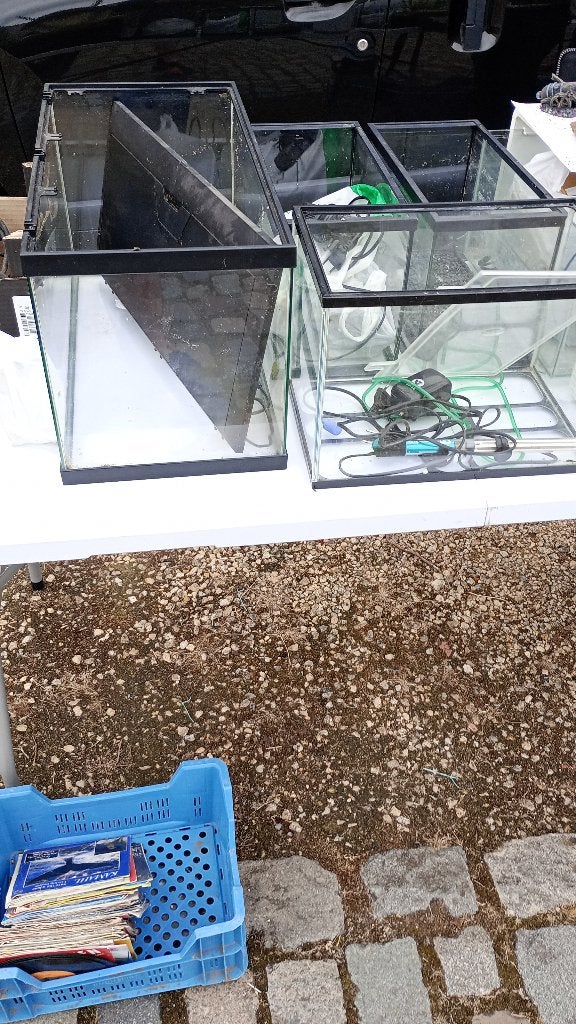 aquaria te koop, Dieren en Toebehoren, Vissen | Aquaria en Toebehoren, Ophalen of Verzenden, Gebruikt, Leeg aquarium